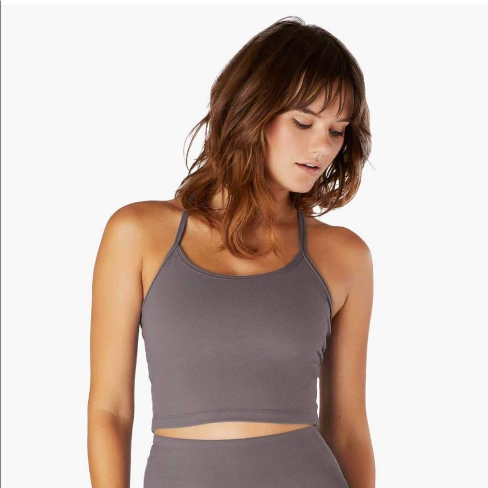 Beyond Yoga slim racerback crop tank